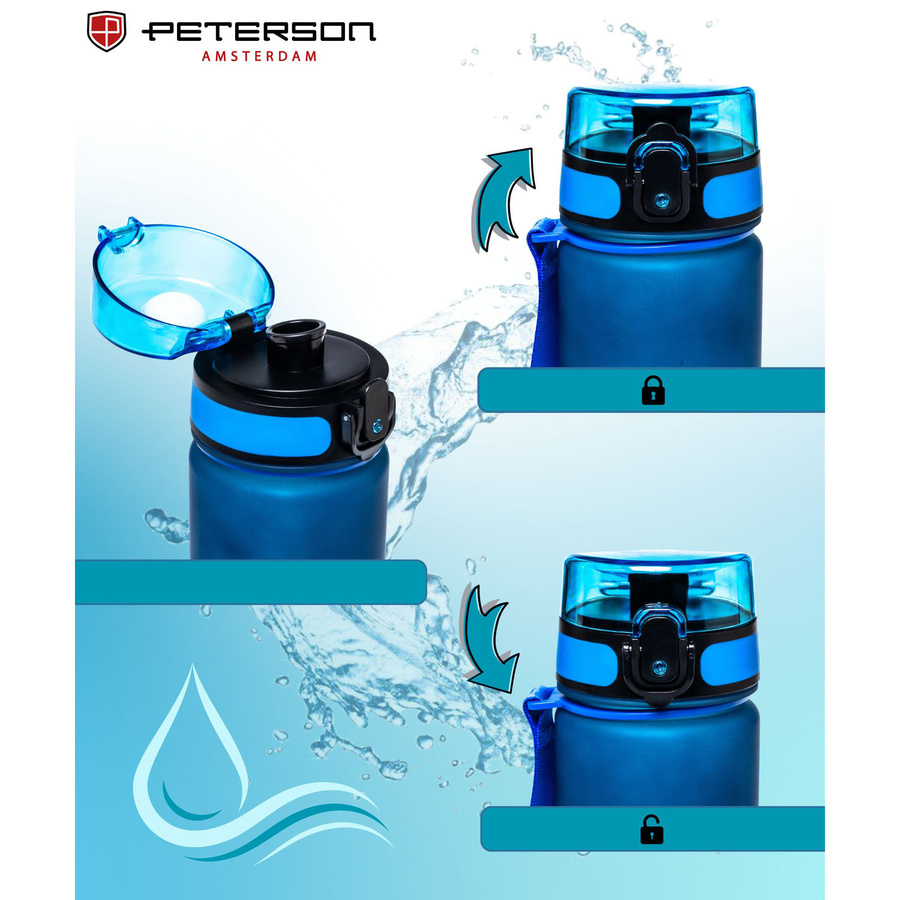 Blauer Wassertrinkflasche - Peterson – Bild 9