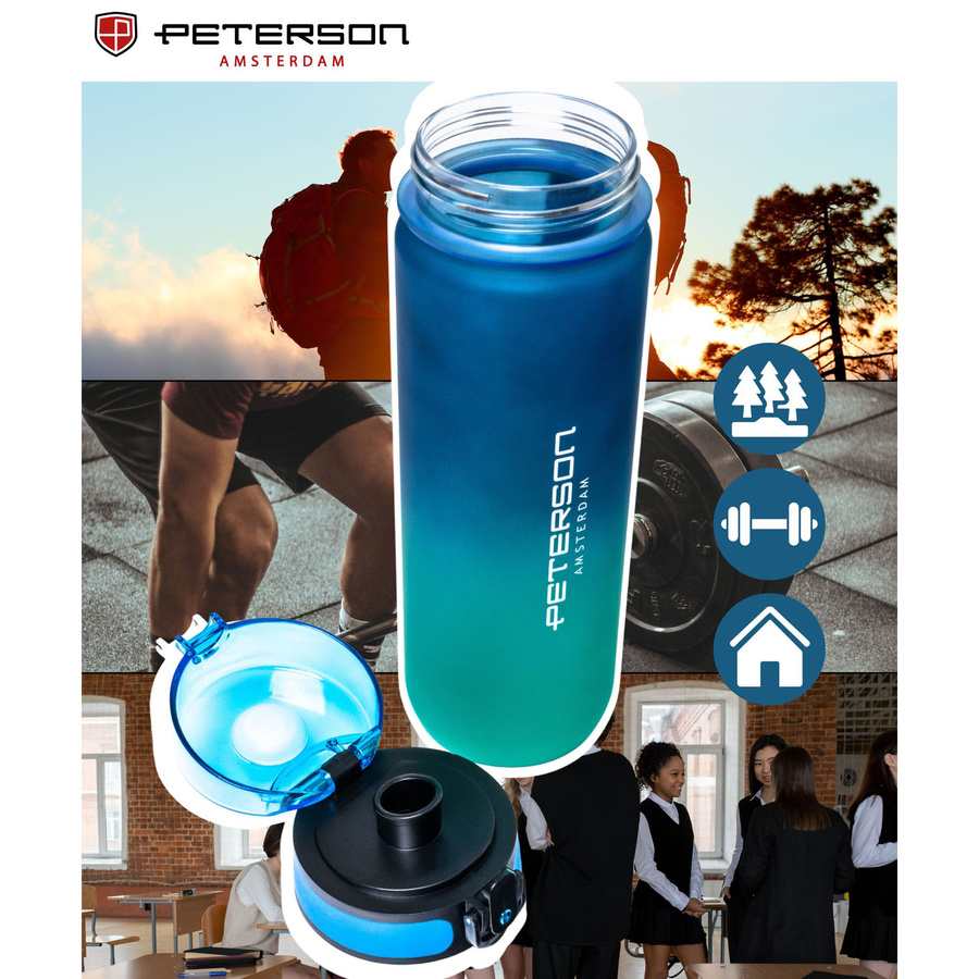 Blauer Wassertrinkflasche - Peterson – Bild 5