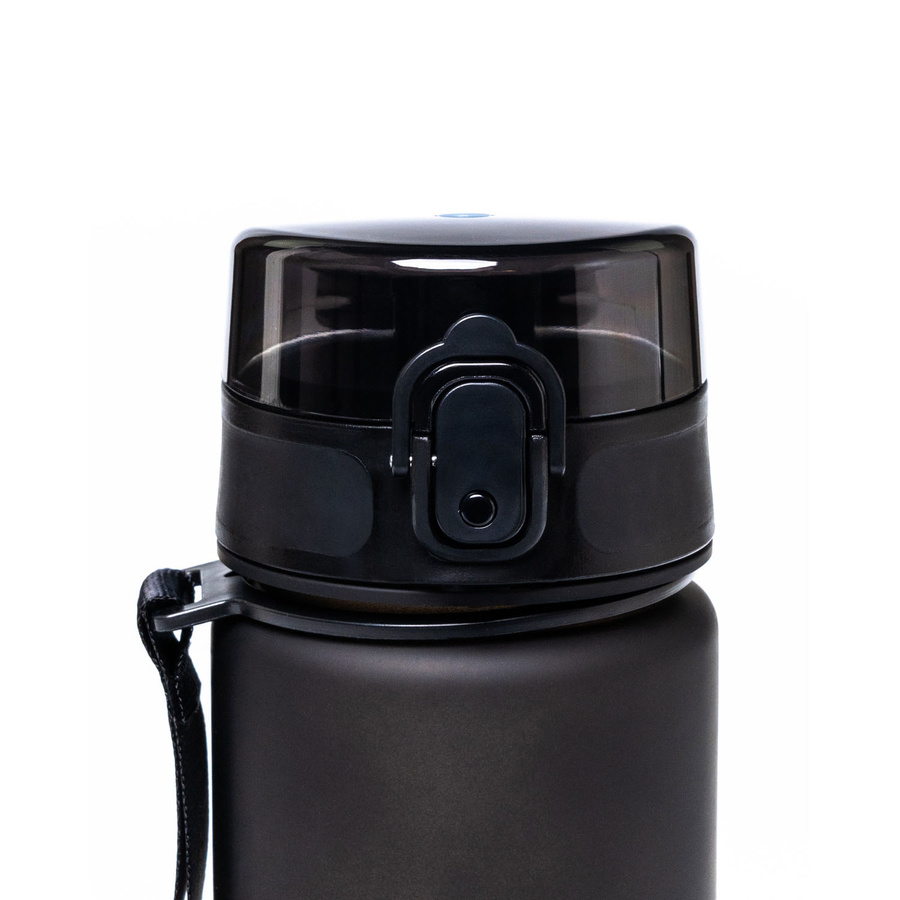 Praktische, weiß-schwarze Trinkflasche mit Trageschlaufe - Peterson – Bild 10