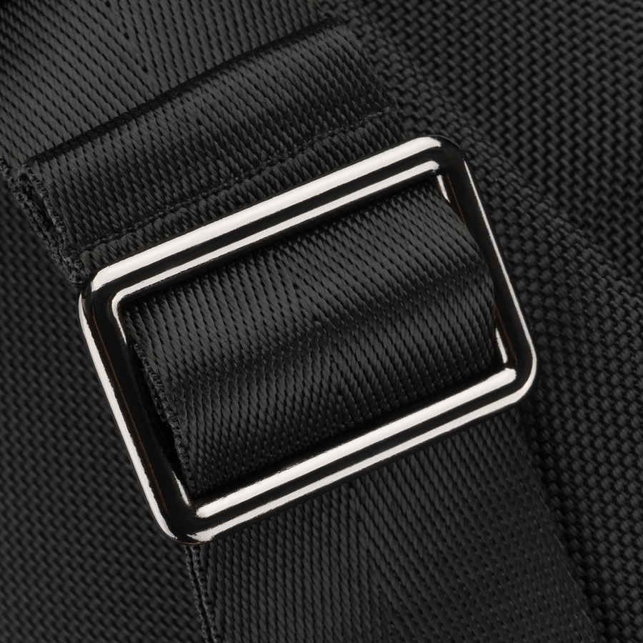 Herren-Gürteltasche, kleine schwarze Umhängetasche im Crossbody-Stil, leicht, mit Reißverschluss - Peterson – Bild 14