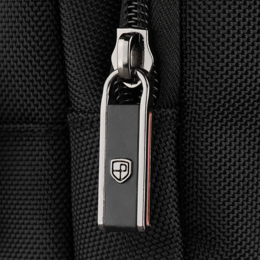 Herren-Gürteltasche, kleine schwarze Umhängetasche im Crossbody-Stil, leicht, mit Reißverschluss - Peterson – Bild 15