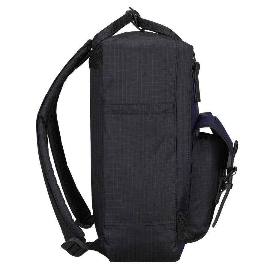 Geräumiger, schwarz-dunkelblauer, urbaner Rucksack mit Laptopfach - Himawari – Bild 10