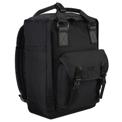 Schwarzer, praktischer Rucksack mit Laptopfach – Himawari