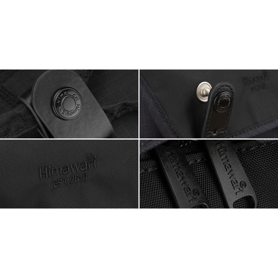 Schwarzer, praktischer Rucksack mit Laptopfach - Himawari – Bild 23