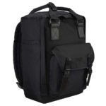 Schwarzer, praktischer Rucksack mit Laptopfach - Himawari
