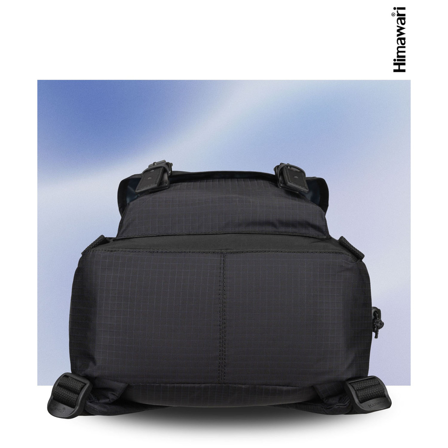 Schwarzer, praktischer Rucksack mit Laptopfach - Himawari – Bild 19