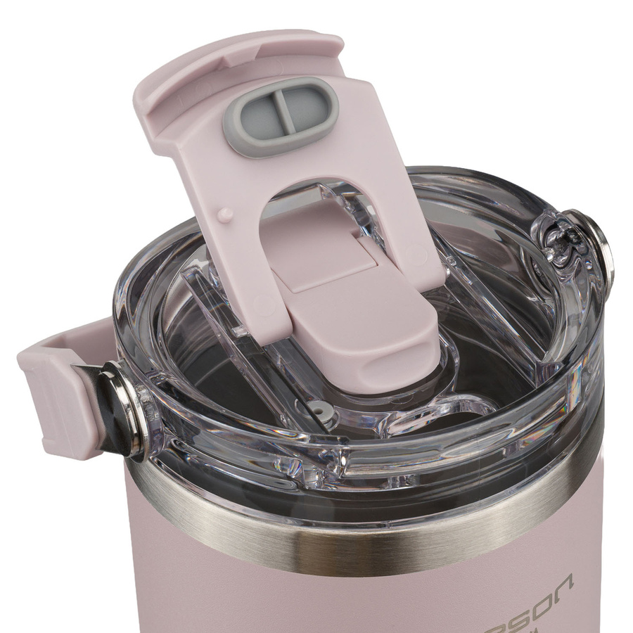 Hellvioletter Thermobecher aus Edelstahl mit einem Fassungsvermögen von 600 ml - Peterson – Bild 15