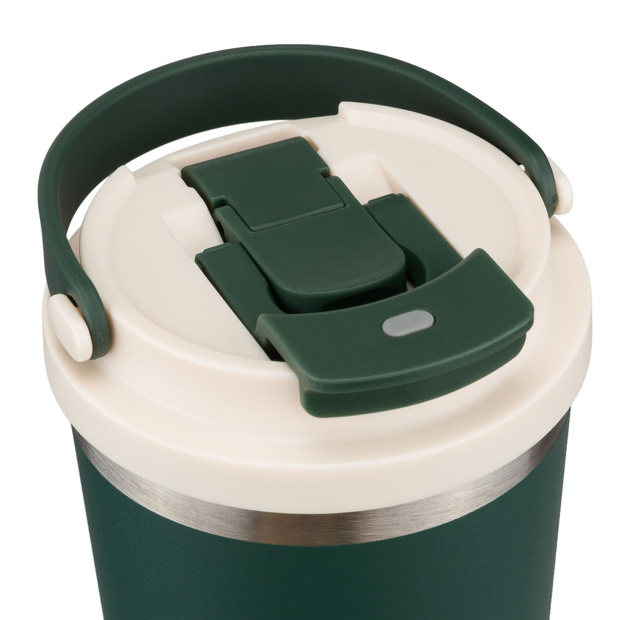 Grüner Thermobecher aus Edelstahl mit einem Fassungsvermögen von 560 ml - Peterson – Bild 11