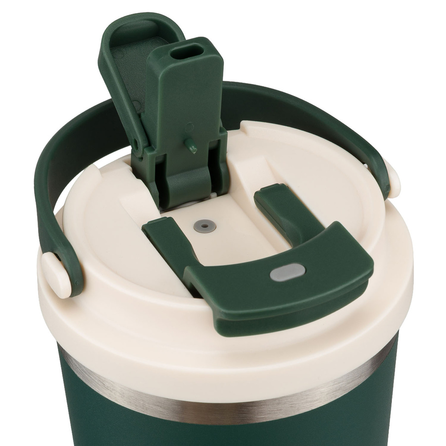 Grüner Thermobecher aus Edelstahl mit einem Fassungsvermögen von 560 ml - Peterson – Bild 12