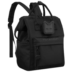 Damenrucksack mit Laptopfach, aus Polyester in Schwarz – Peterson