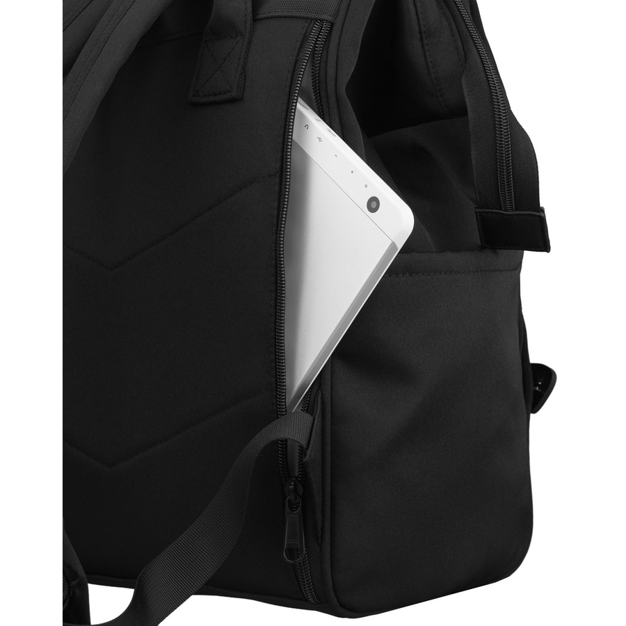 Damenrucksack mit Laptopfach, aus Polyester in Schwarz – Peterson – Bild 28