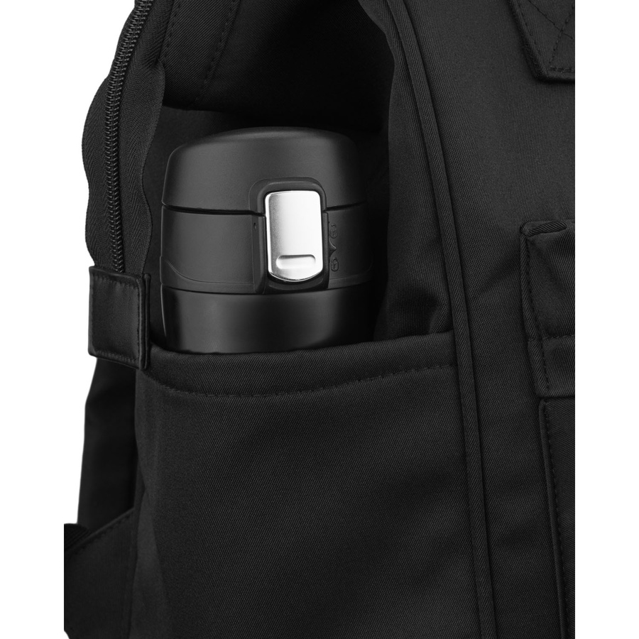 Damenrucksack mit Laptopfach, aus Polyester in Schwarz – Peterson – Bild 29