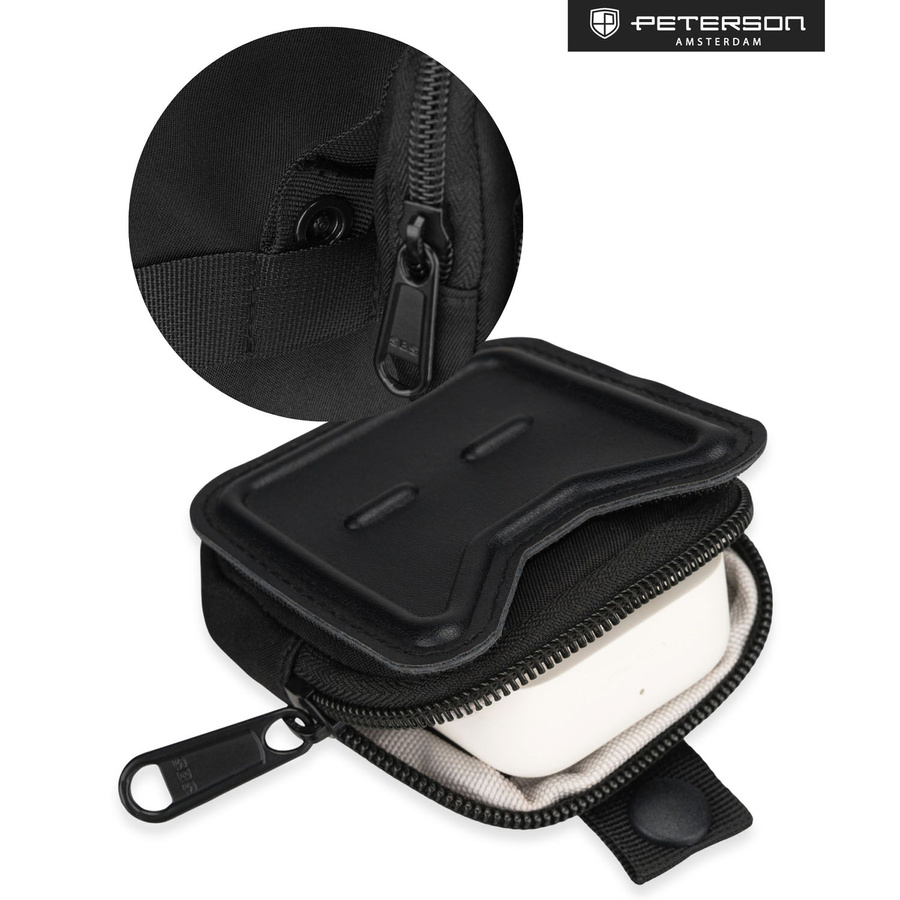 Damenrucksack mit Laptopfach, aus Polyester in Schwarz – Peterson – Bild 36