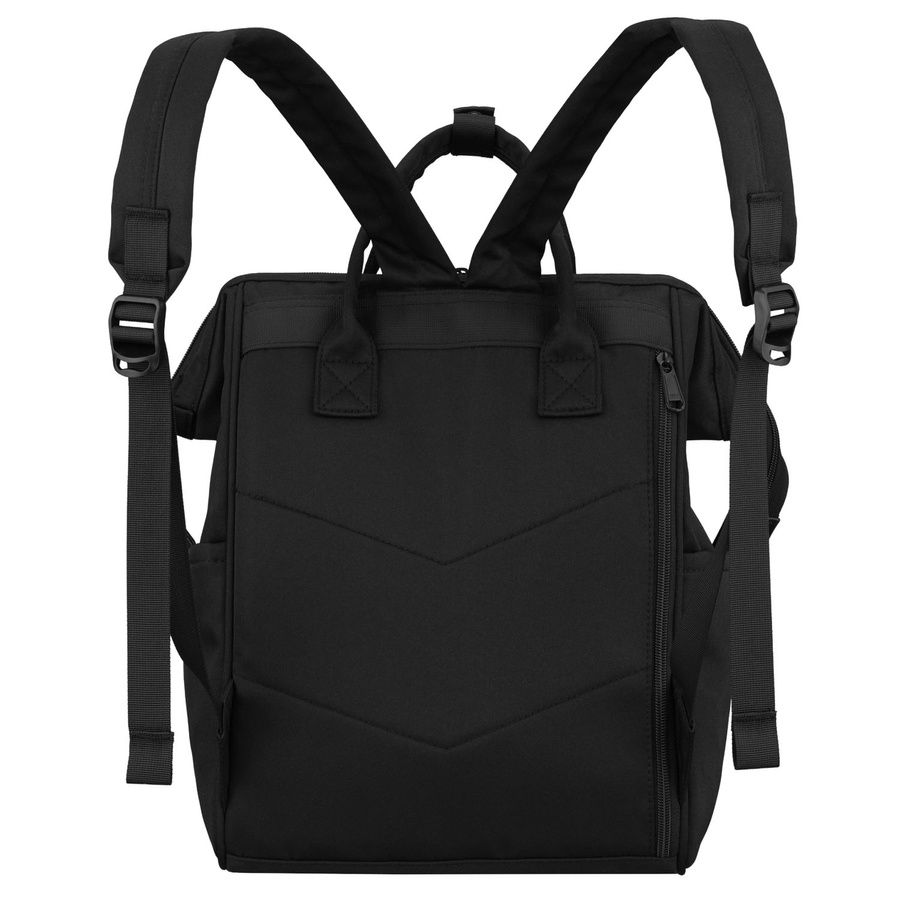 Damenrucksack mit Laptopfach, aus Polyester in Schwarz – Peterson – Bild 13