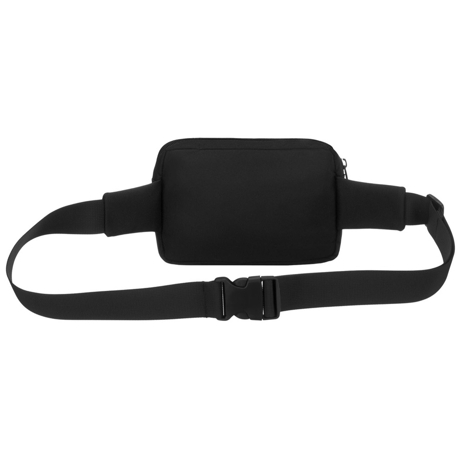 Praktische Herren-Gürteltasche aus Polyester in Schwarz, aufgehängt an einem verstellbaren Gürtel - Rovicky – Bild 5