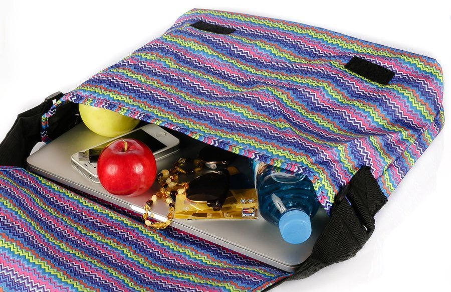 Laptop-Tasche aus Stoff für bis zu 15 Zoll - Loren – Bild 5