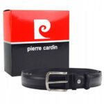 Herrengürtel aus Echtleder mit klassischer Schnalle - Pierre Cardin