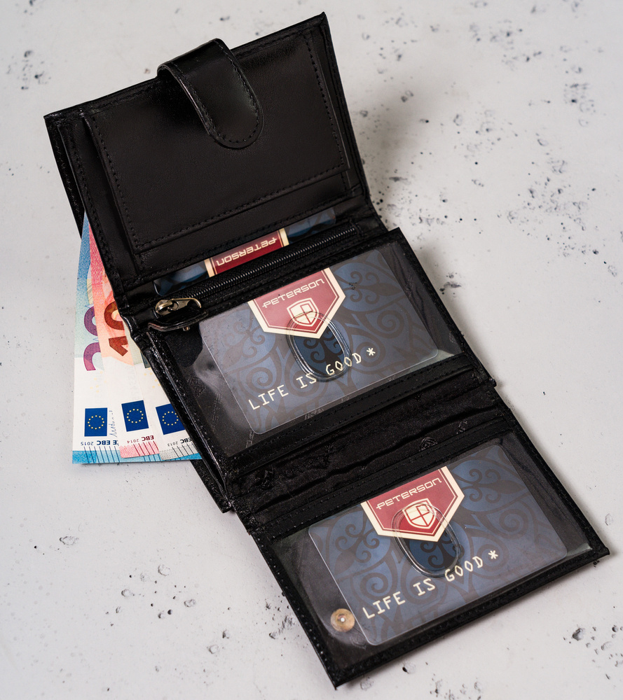 Kartenetui aus Leder mit RFID Protect – Peterson – Bild 12