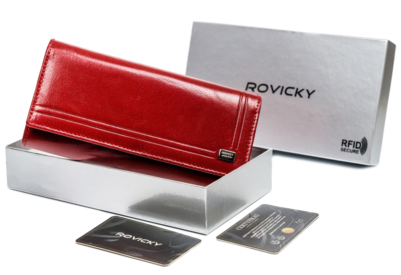 Damen Geldbörse für Karten mit RFID Protect – Rovicky – Bild 11