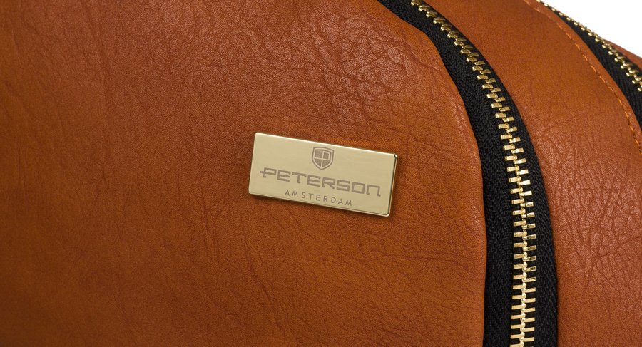 Klassische Damen Bauchtasche aus Öko-Leder – Peterson – Bild 13