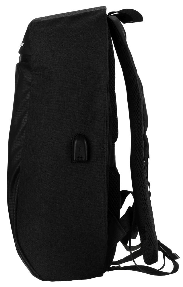 Moderner Laptop Rucksack mit USB-Anschluss – David Jones – Bild 18