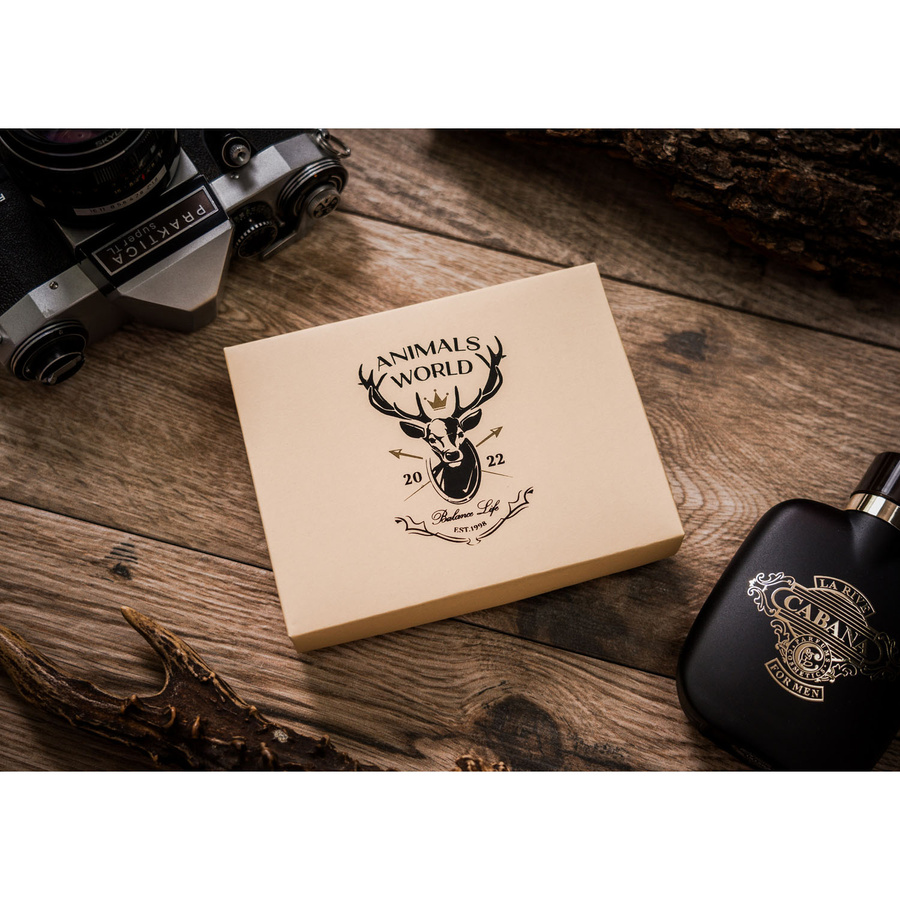 Elegante Herren-Geldbörse aus Nubuk-Echtleder – Always Wild – Bild 13