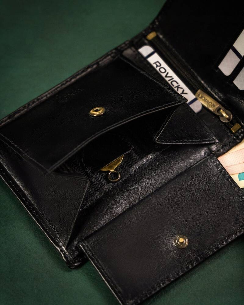 Herren Geldbörse aus Leder mit RFID-Schutz – Rovicky – Bild 19
