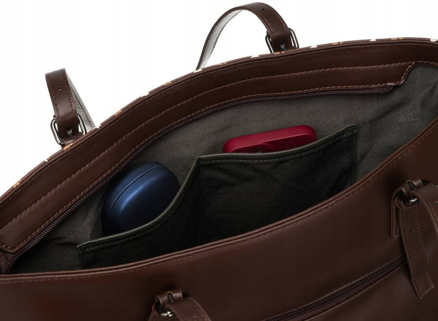 Große Damenhandtasche im Shopper-Stil mit verstellbaren Griffen - David Jones – Bild 5