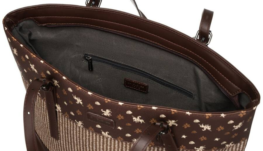 Große Damenhandtasche im Shopper-Stil mit verstellbaren Griffen - David Jones – Bild 4