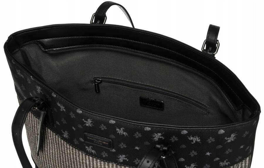 Große Damenhandtasche im Shopper-Stil mit verstellbaren Griffen - David Jones – Bild 4