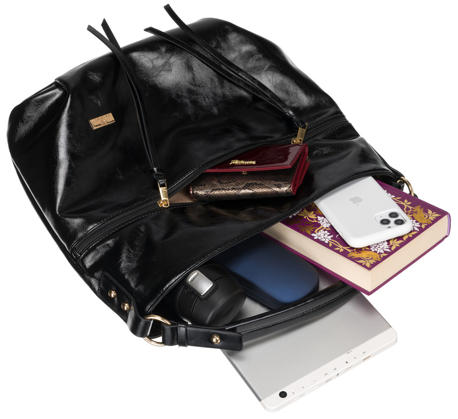 Elegante städtische Damenhandtasche mit Fächern - Peterson – Bild 8