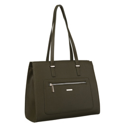 Große Damenhandtasche aus Kunstleder – David Jones