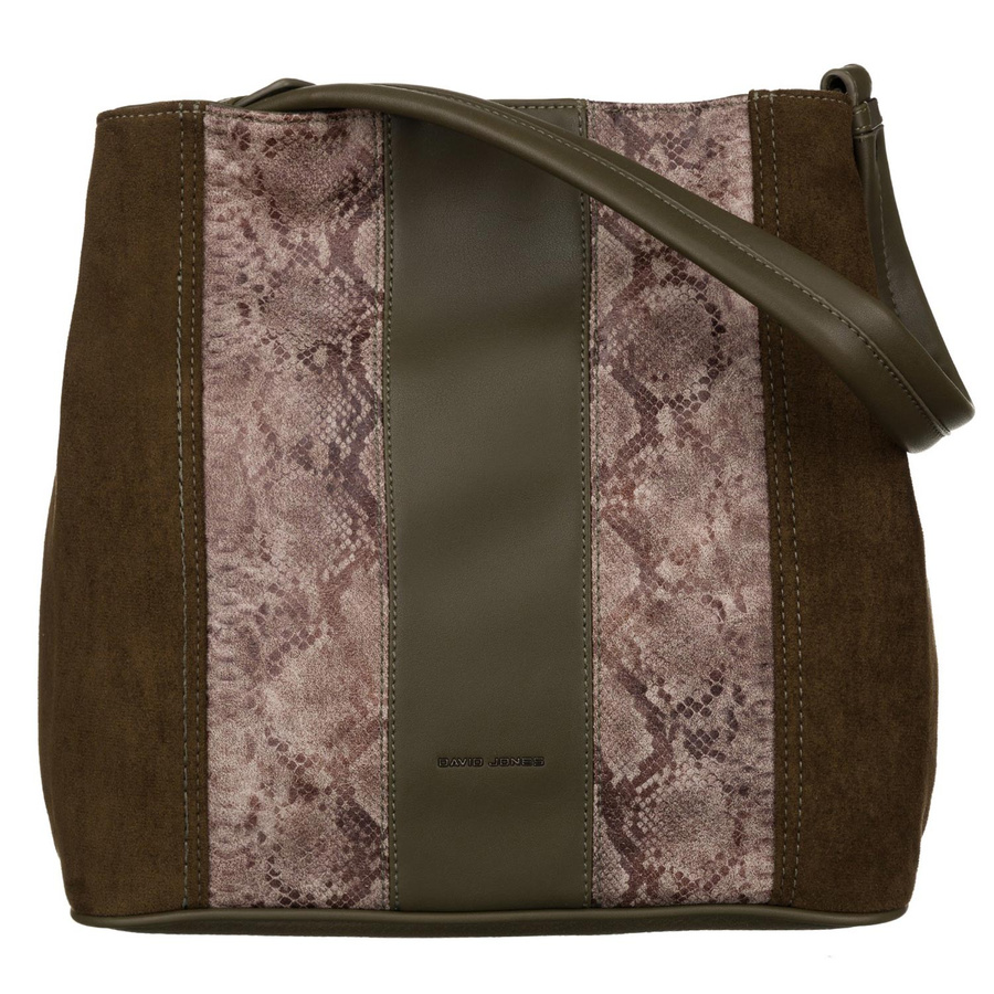 Damenhandtasche aus Kunstleder mit Schlangenmuster - David Jones – Bild 2