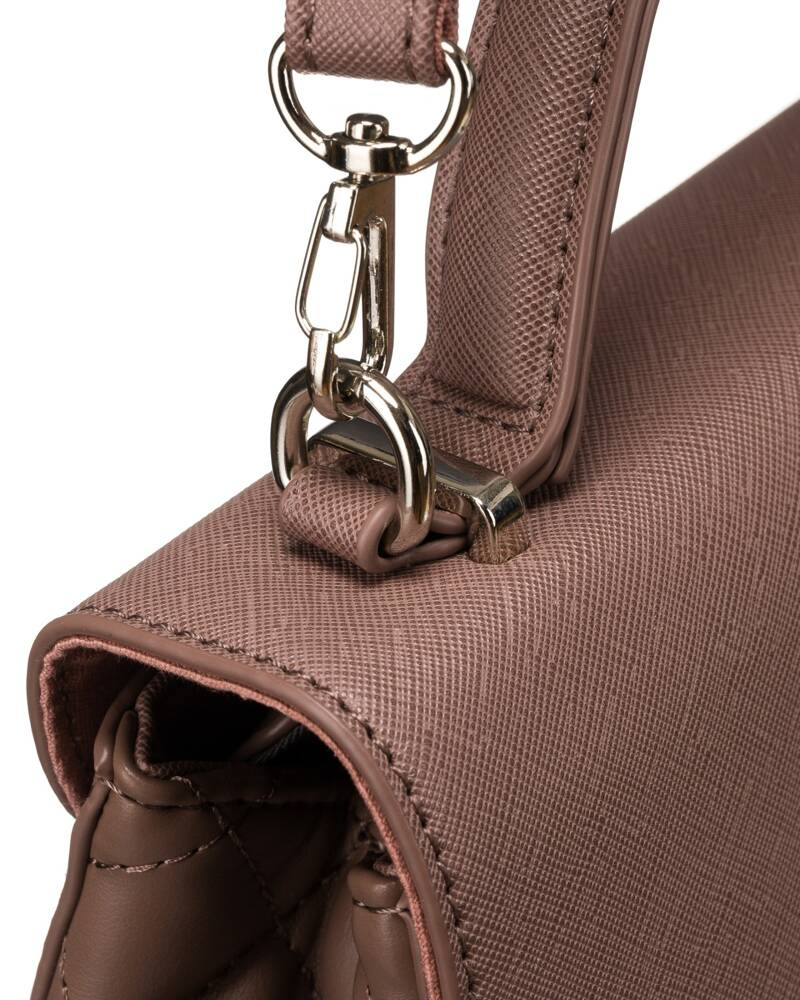 Damenhandtasche mit zwei Fächern und Taschen in der Farbe Dusty Pink - David Jones – Bild 7