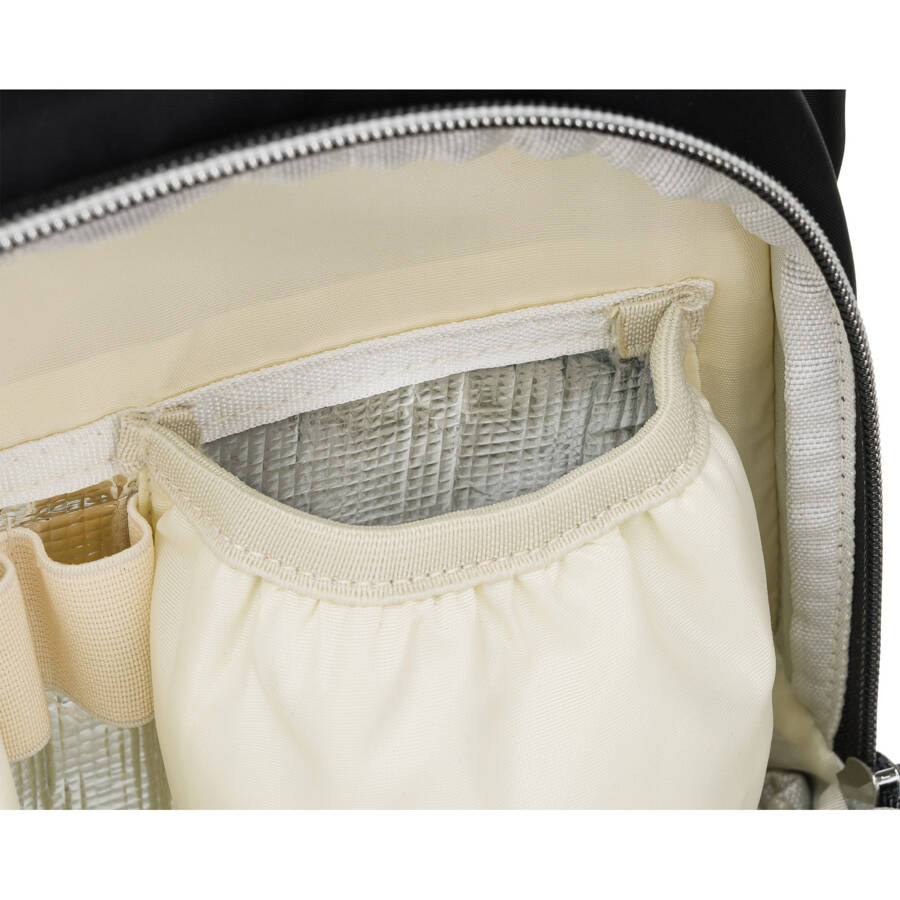 Schwarzer Rucksack aus Polyester mit Griffen zur Befestigung am Kinderwagen - Peterson – Bild 13