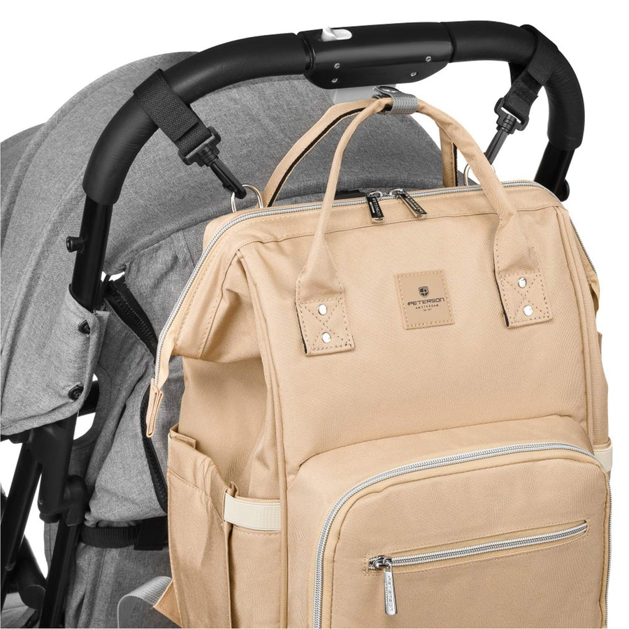 Stylischer Rucksack Peterson für die Mutter mit Fächern - Peterson – Bild 7
