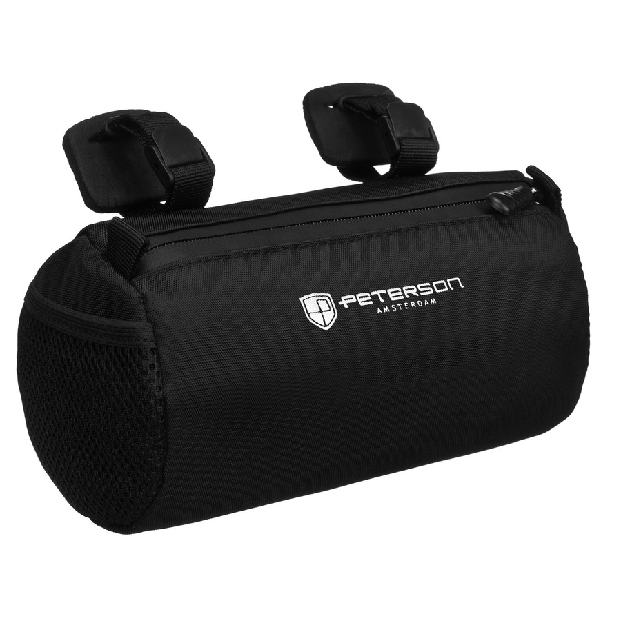 Schwarze, wasserdichte Fahrradtasche für den Lenker - Peterson – Bild 7
