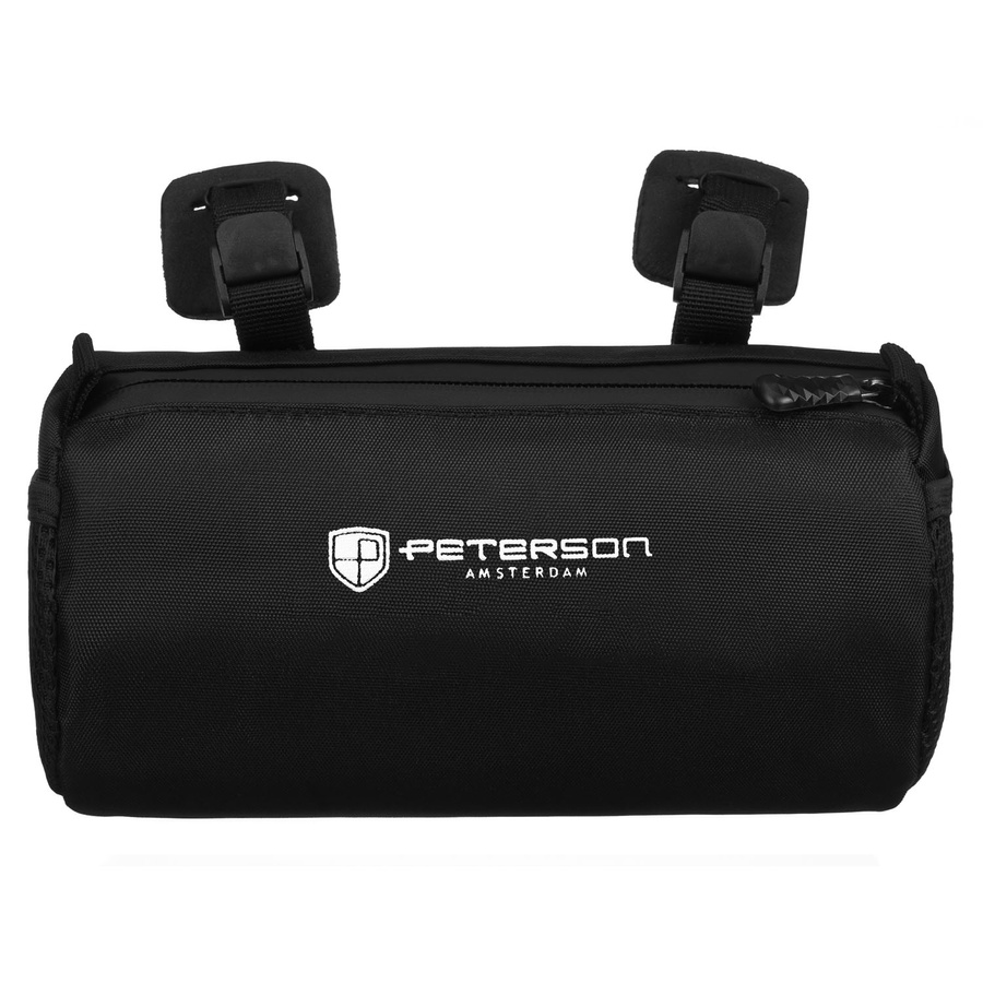 Schwarze, wasserdichte Fahrradtasche für den Lenker - Peterson – Bild 8