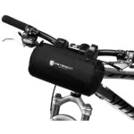 Schwarze, wasserdichte Fahrradtasche für den Lenker - Peterson