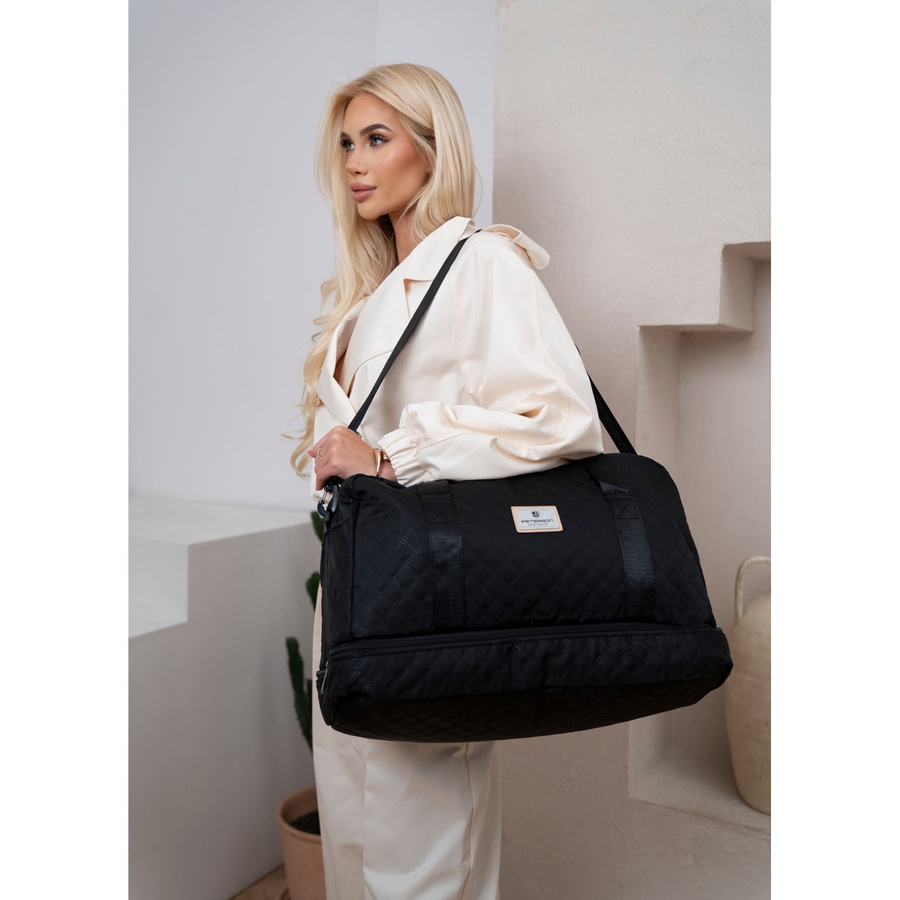 Sportliche, Trainings-Tasche in Schwarz aus Polyester - Peterson – Bild 19