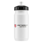 Sportliche, weiße Trinkflasche mit einem Fassungsvermögen von 550 ml - Peterson
