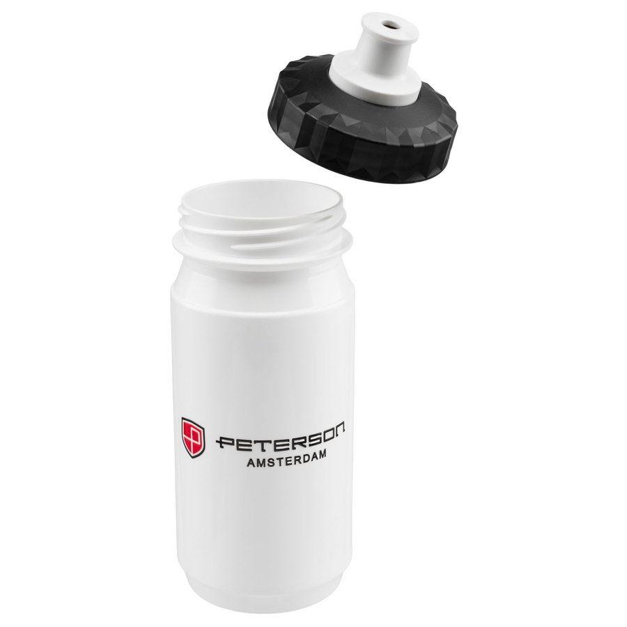 Sportliche, weiße Trinkflasche mit einem Fassungsvermögen von 550 ml - Peterson – Bild 3