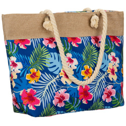Frühlings- und Sommertasche mit Blumenmuster