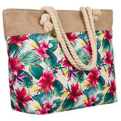 Frühlings- und Sommertasche für Damen mit Blumenmuster