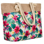 Frühlings- und Sommertasche für Damen mit Blumenmuster