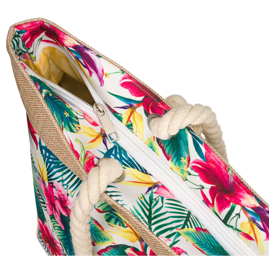 Frühlings- und Sommertasche für Damen mit Blumenmuster – Bild 5
