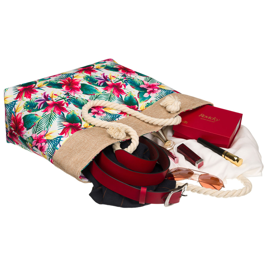 Frühlings- und Sommertasche für Damen mit Blumenmuster – Bild 7