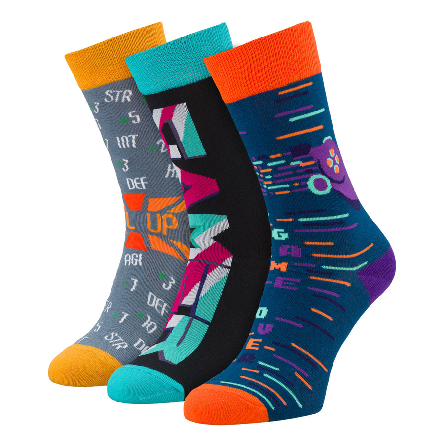 Set Herrensocken in Größe 38-44 mit Gaming-Motiven - Peterson – Bild 4