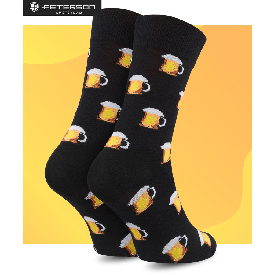 Herren-Socken in Größe 38-44 mit Biermotiv - Peterson – Bild 9