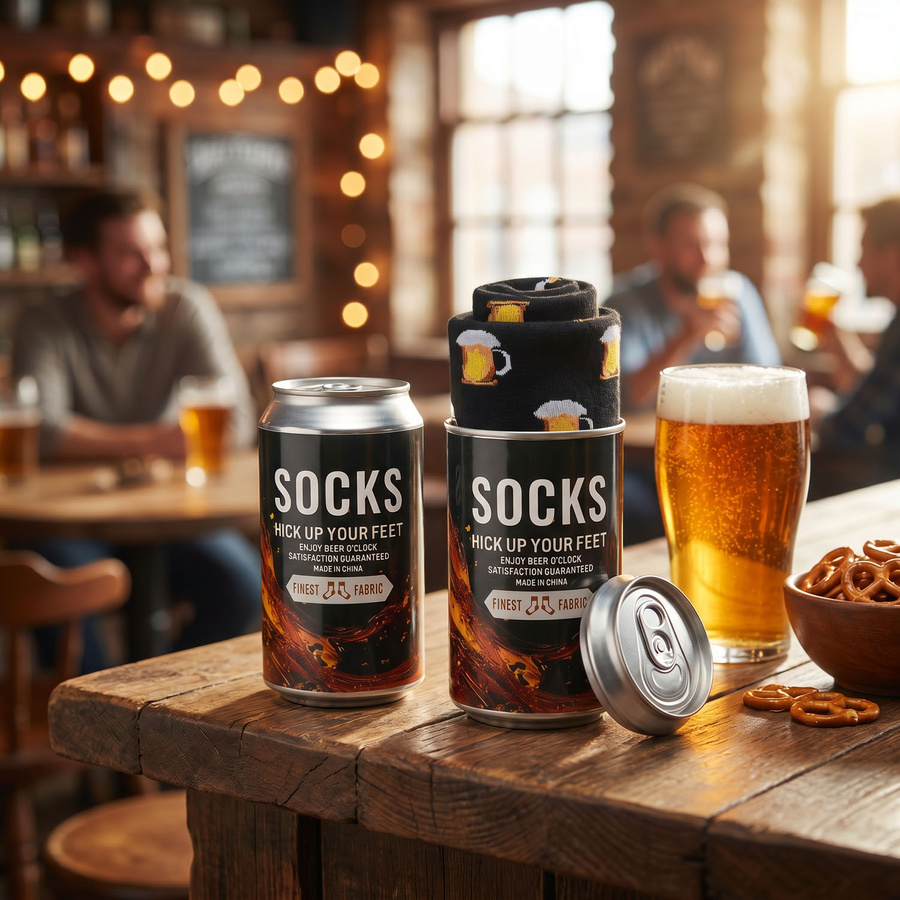 Herren-Socken in Größe 38-44 mit Biermotiv - Peterson – Bild 11